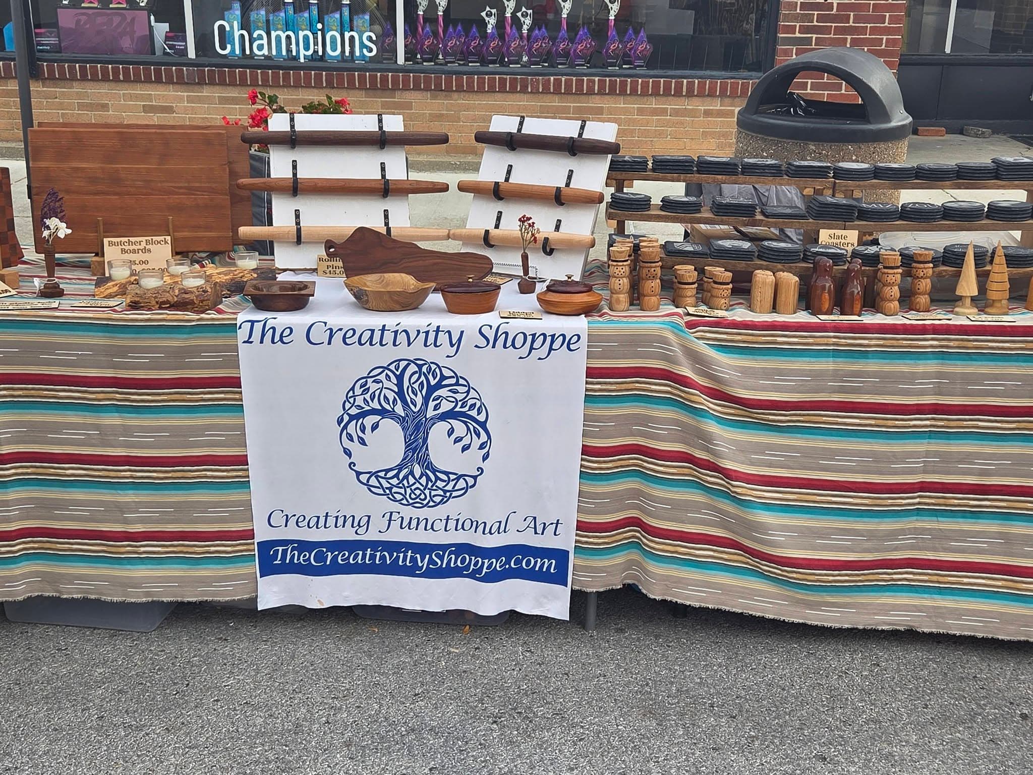 The Creativity Shoppe booth